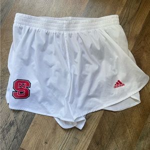 NC State running shorts
